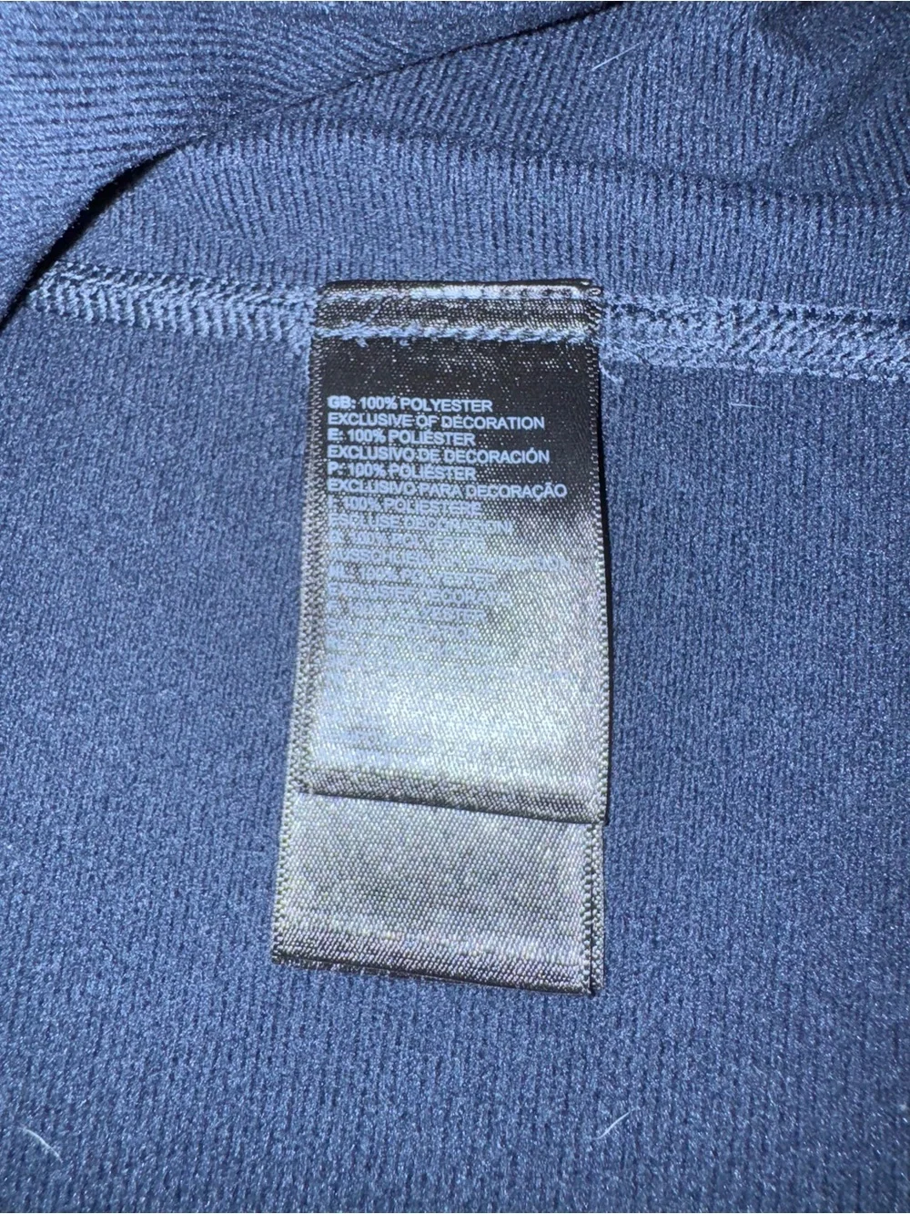 The North Face Men's Navy Quarter-Zip Pullover  XL
